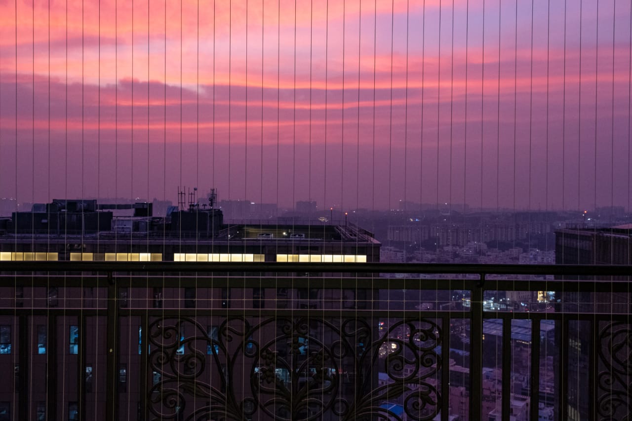 Invisible Grills · Cosy Balcony